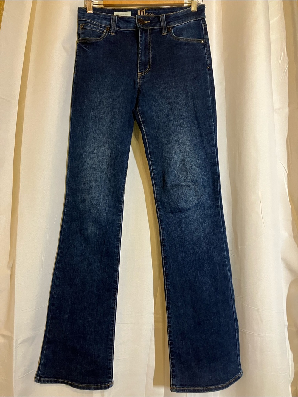 Kut from the Kloth Indigo Flare Wide Leg Jeans